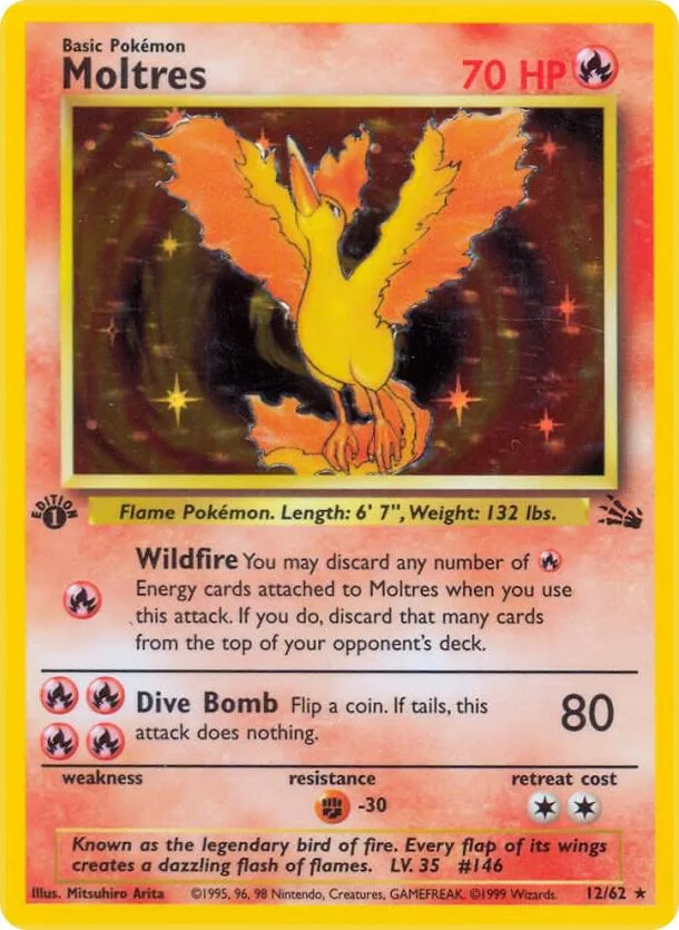 Moltres card front