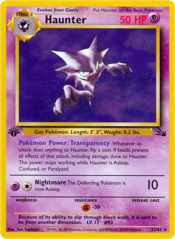 Haunter card front