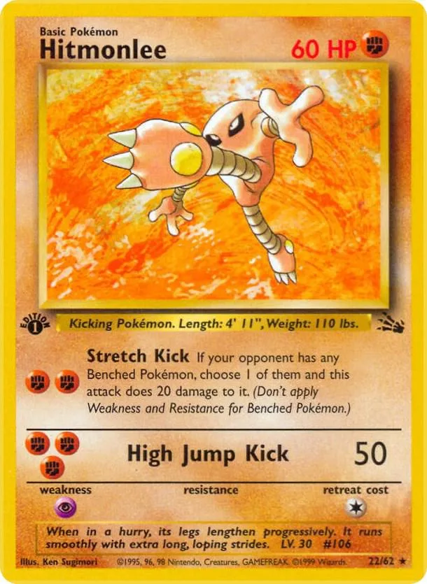 Hitmonlee card front