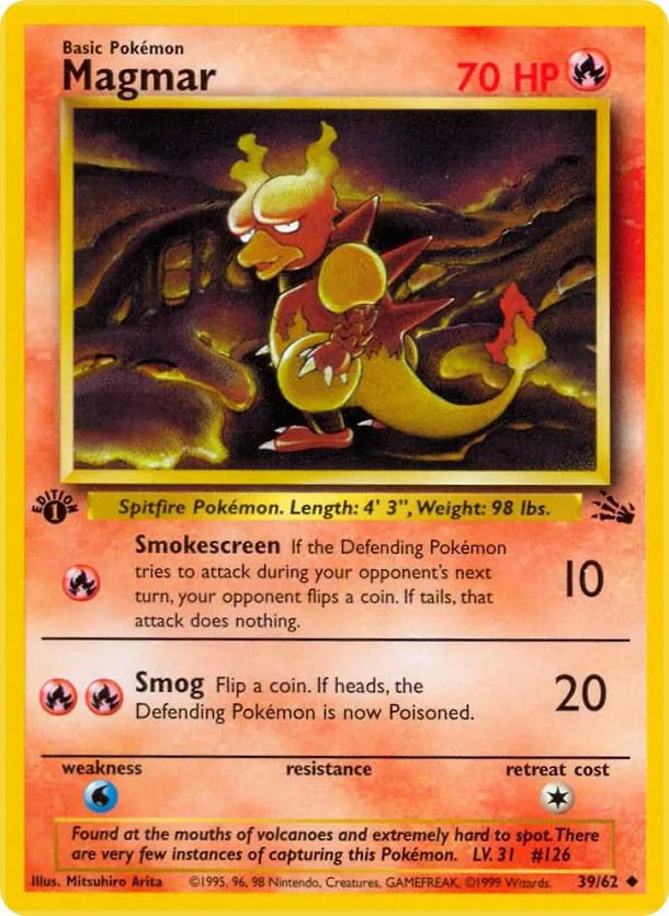 Magmar card front