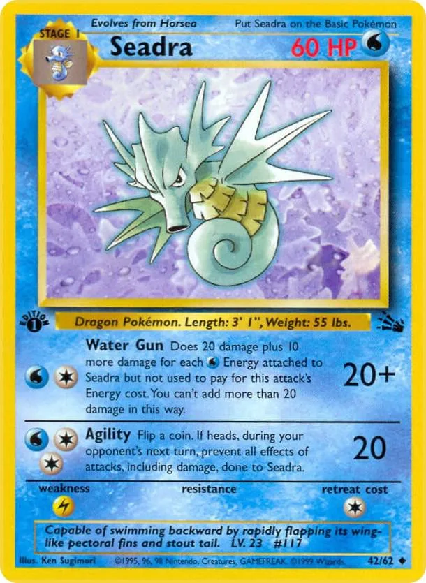 Seadra card front