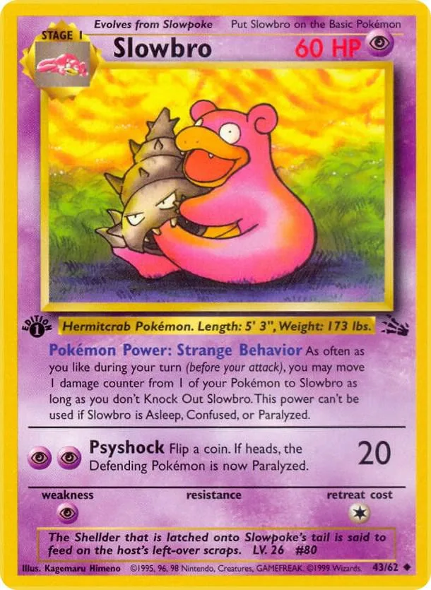 Slowbro card front