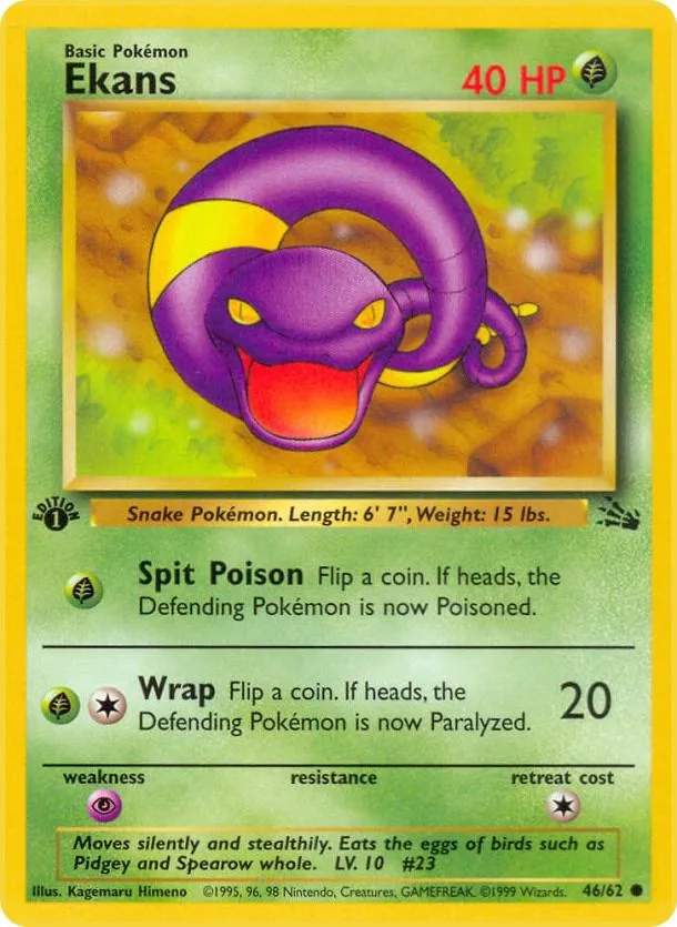Ekans card front
