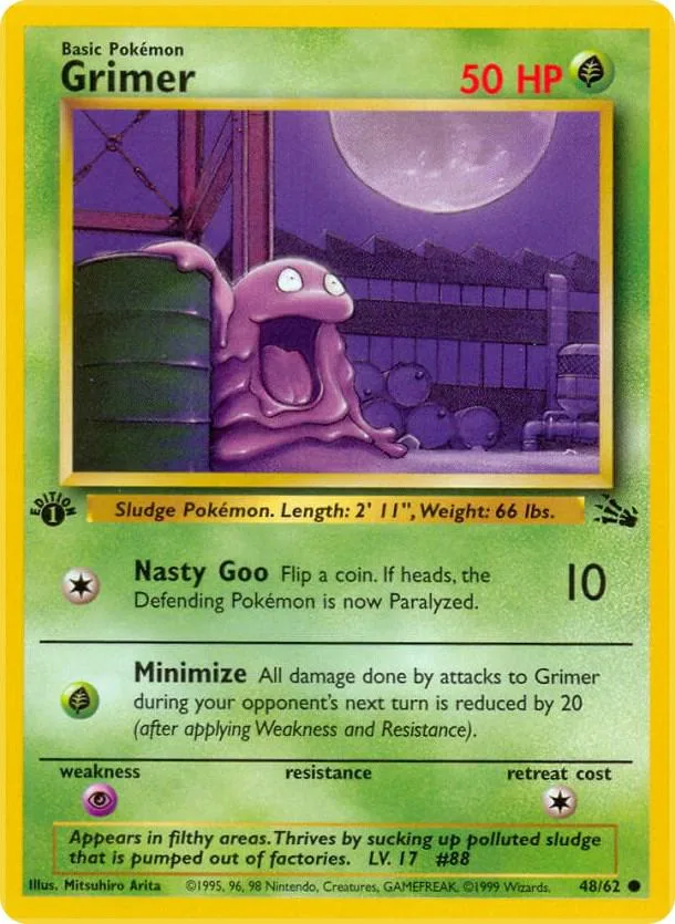 Grimer card front