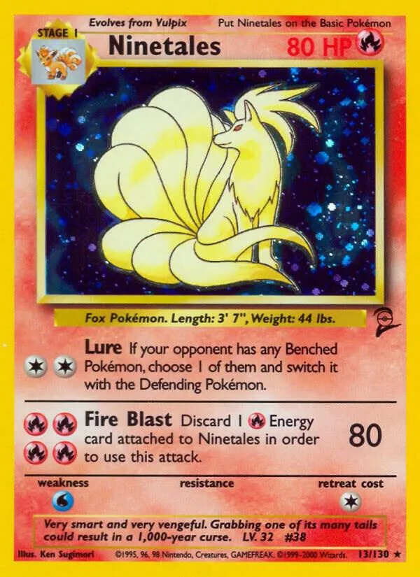 Ninetales card front