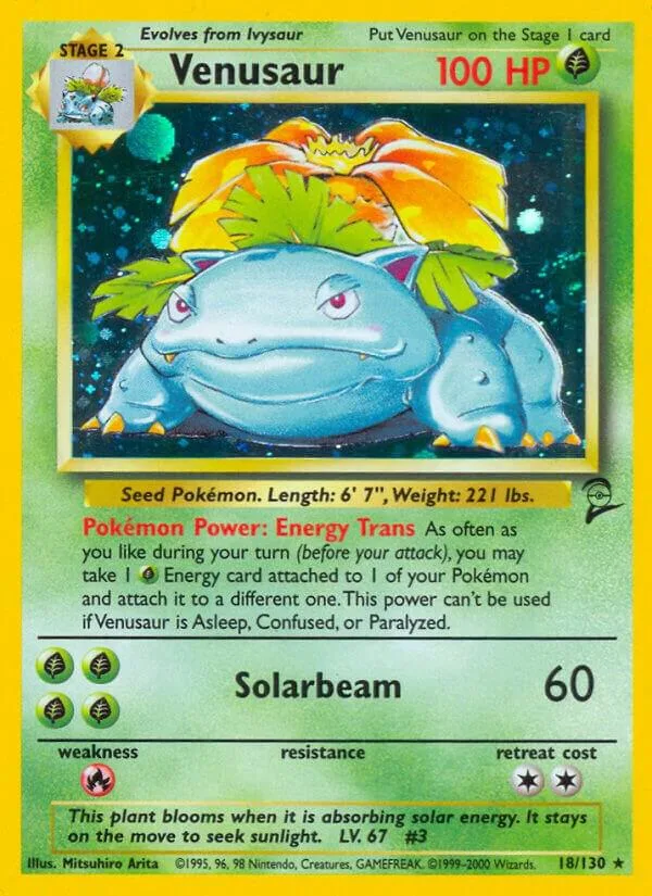 Venusaur card front