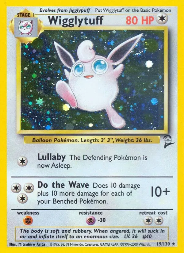 Wigglytuff card front