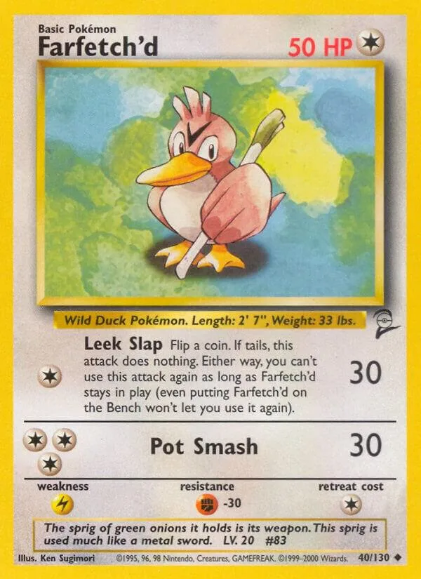 Farfetch'd card front
