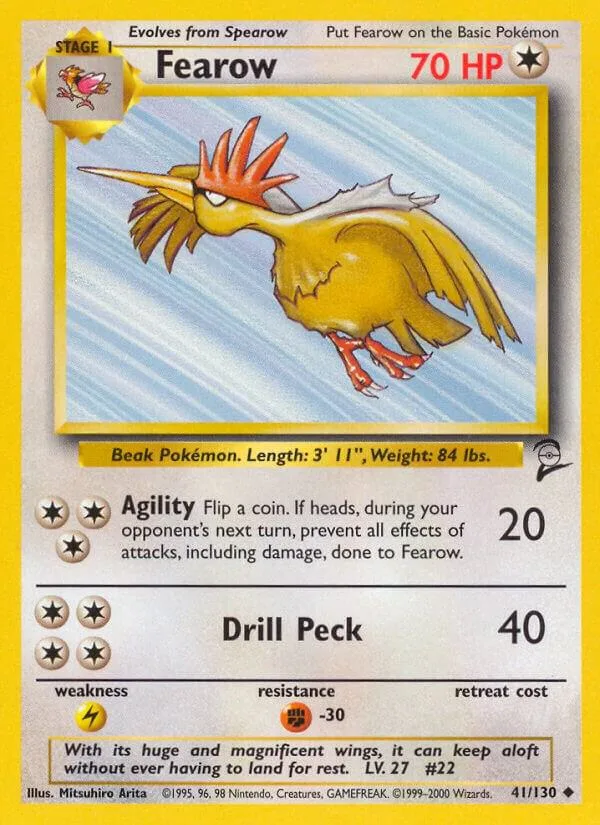 Fearow card front