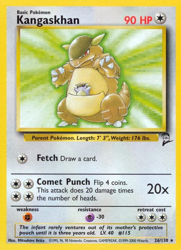 Kangaskhan card front