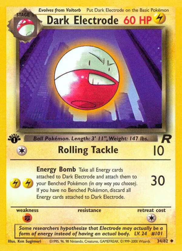 Dark Electrode card front