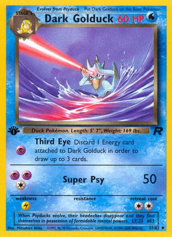 Dark Golduck card front