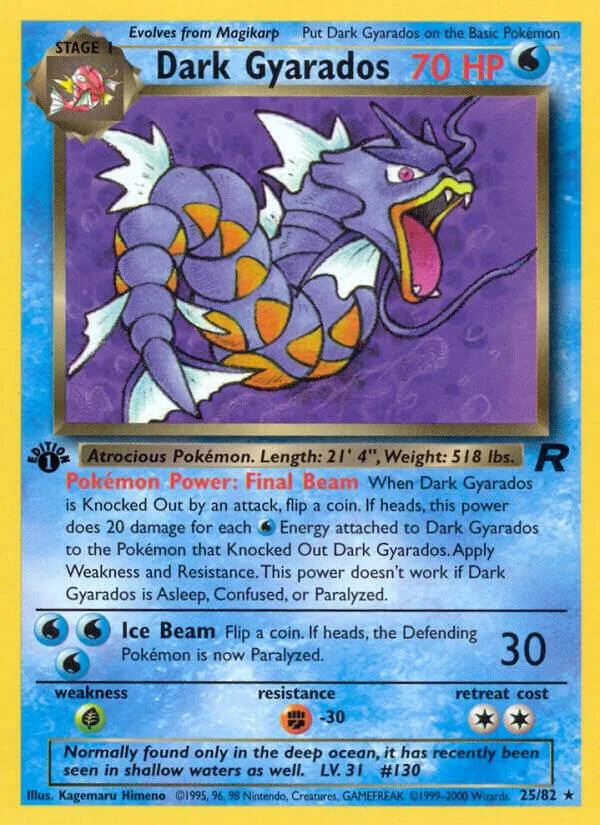 Dark Gyarados card front