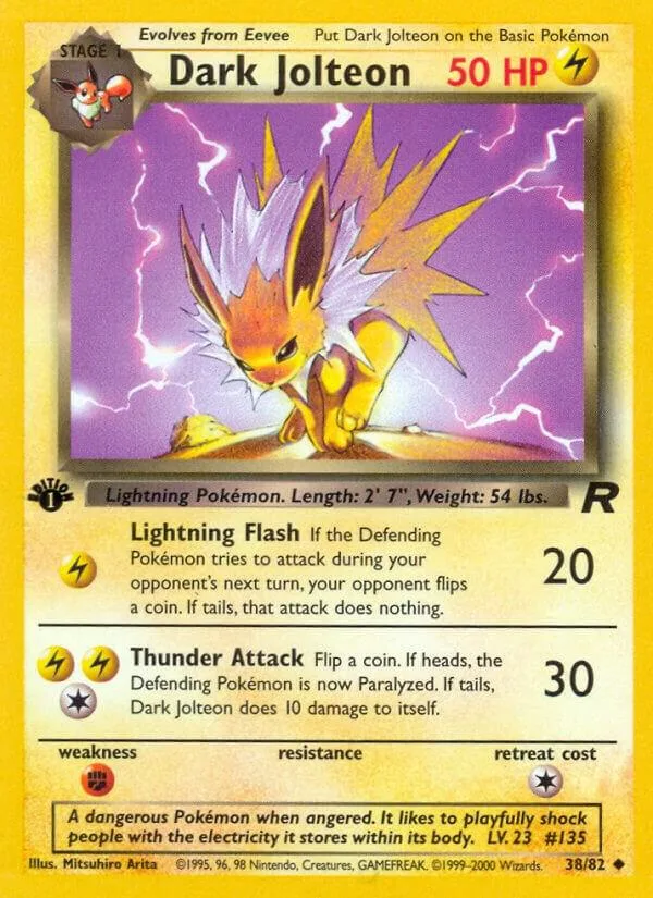 Dark Jolteon card front