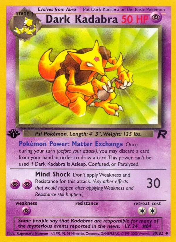 Dark Kadabra card front