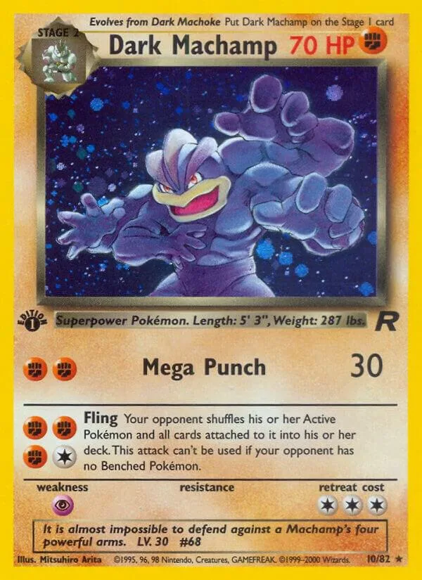 Dark Machamp card front