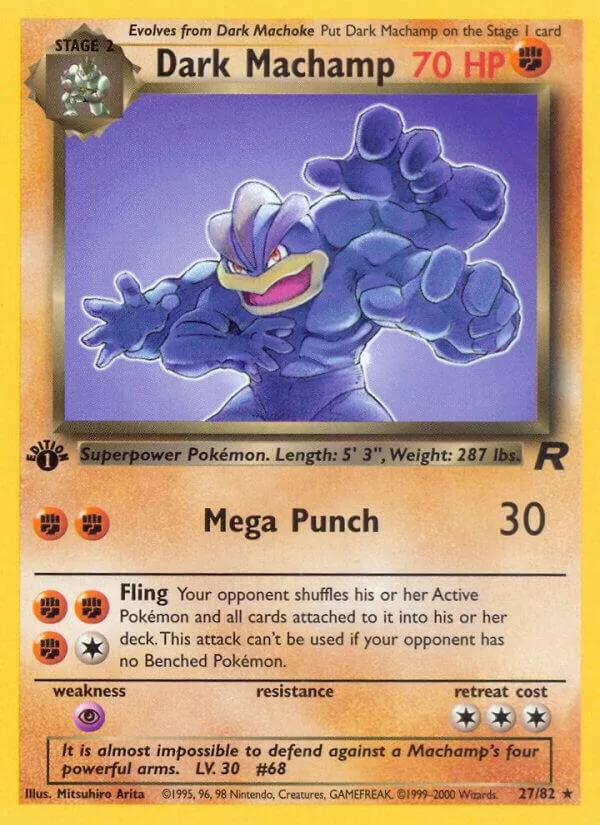 Dark Machamp card front