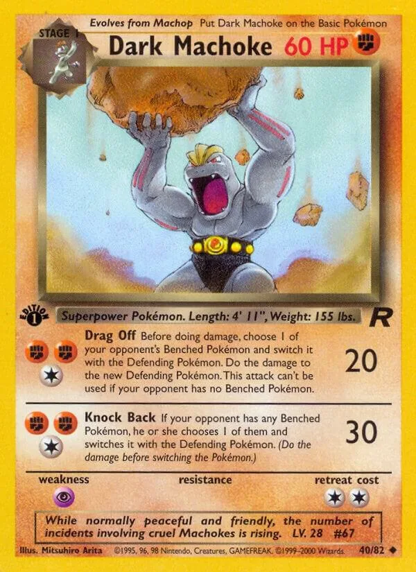 Dark Machoke card front