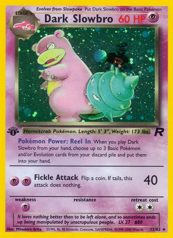 Dark Slowbro card front