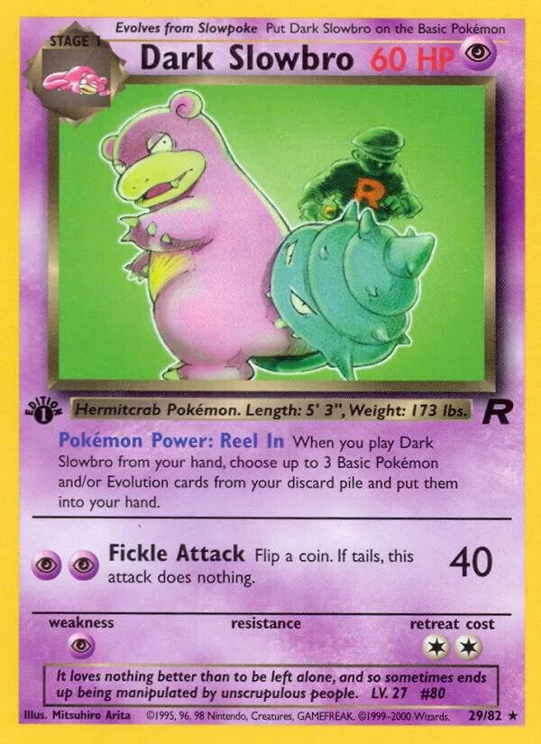 Dark Slowbro card front