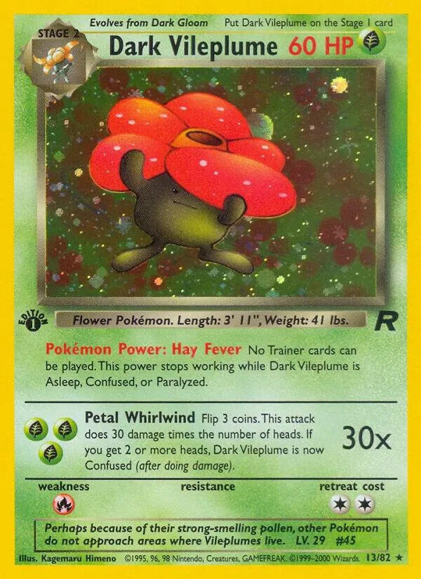 Dark Vileplume card front