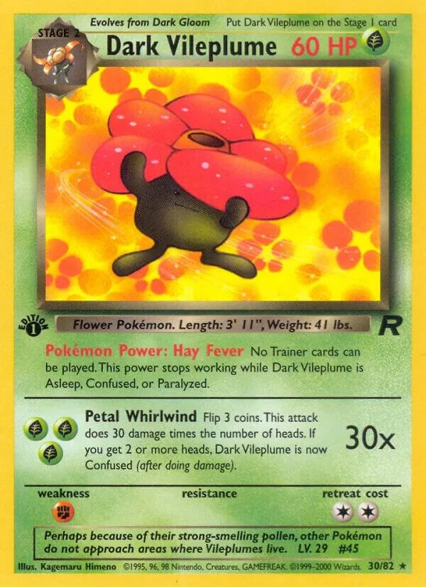 Dark Vileplume card front