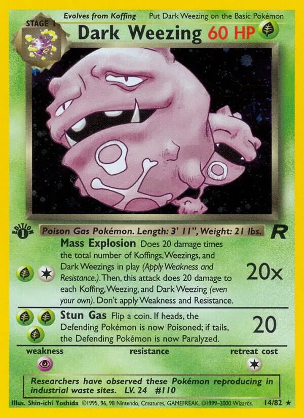 Dark Weezing card front