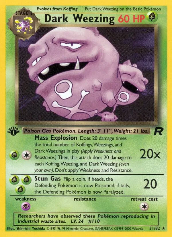 Dark Weezing card front