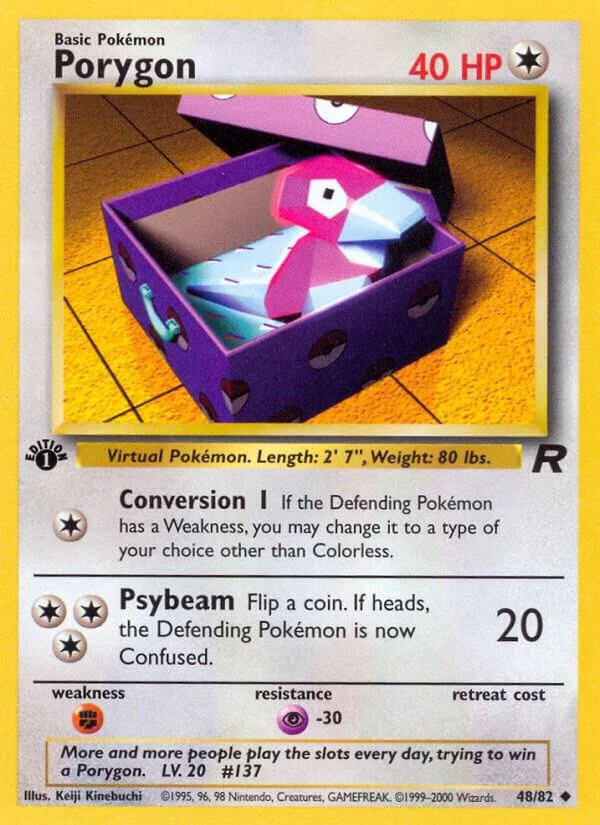 Porygon card front