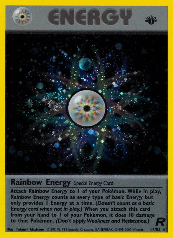 Rainbow Energy card front