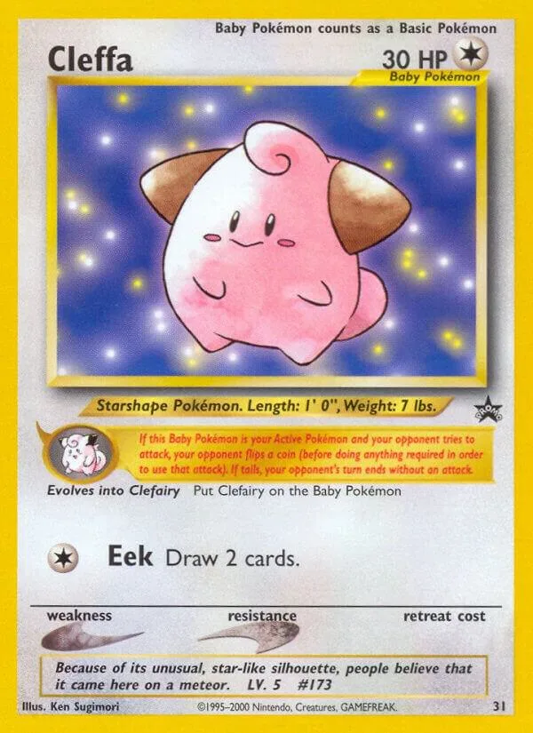 Cleffa card front