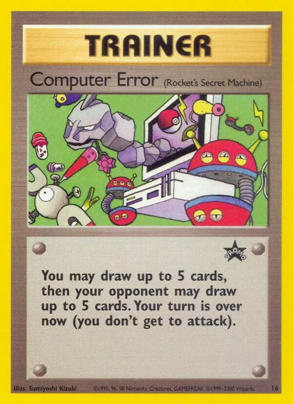 Computer Error (Rocket's Secret Machine) card front