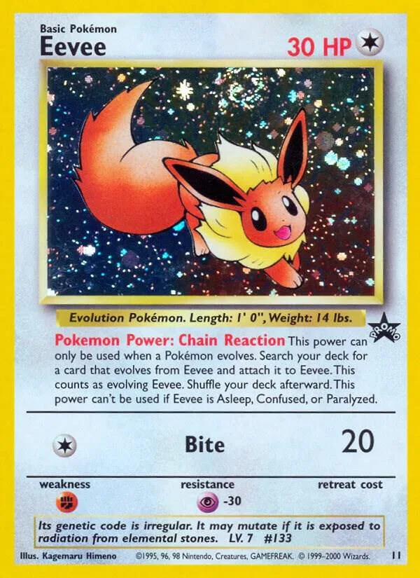 Eevee card front