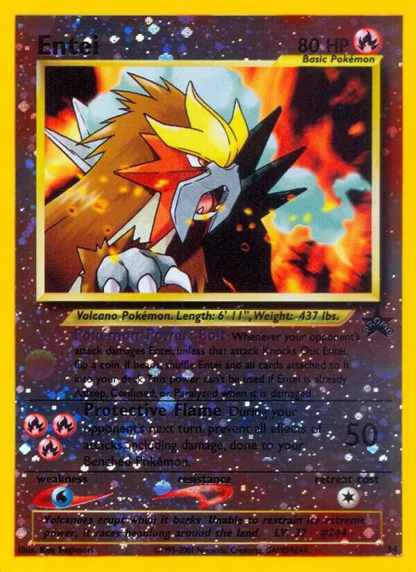Entei card front