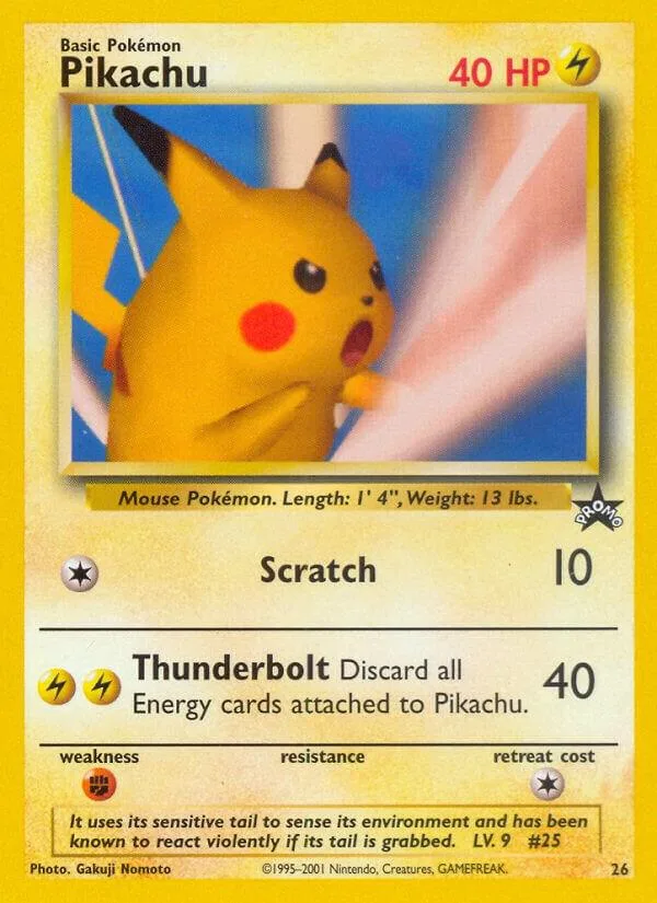 Pikachu (SNAP Promo) card front