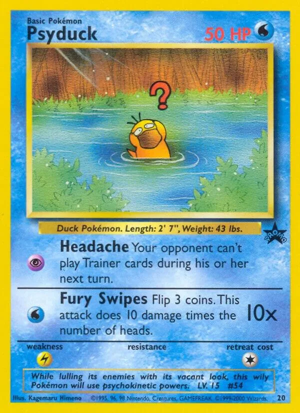 Psyduck card front
