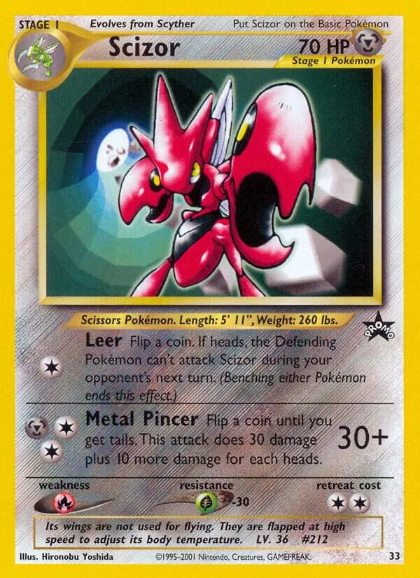 Scizor card front