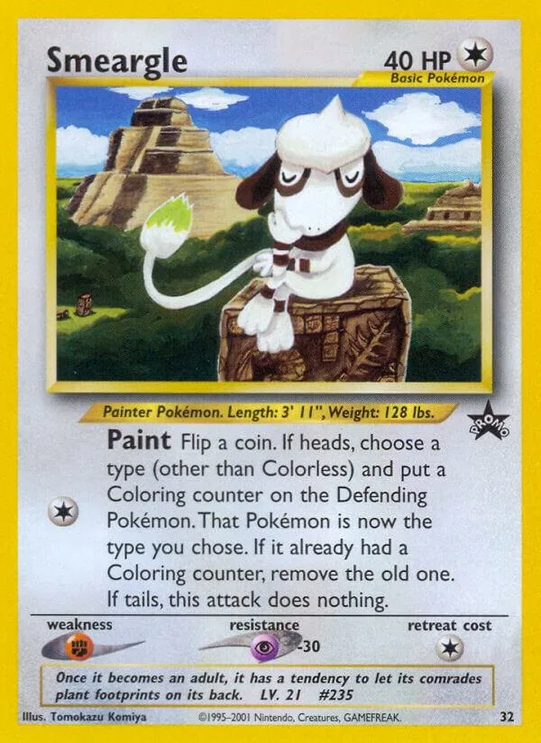 Smeargle card front