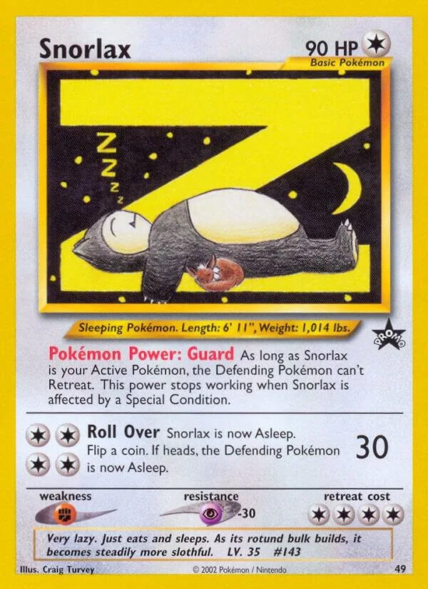 Snorlax Normal card