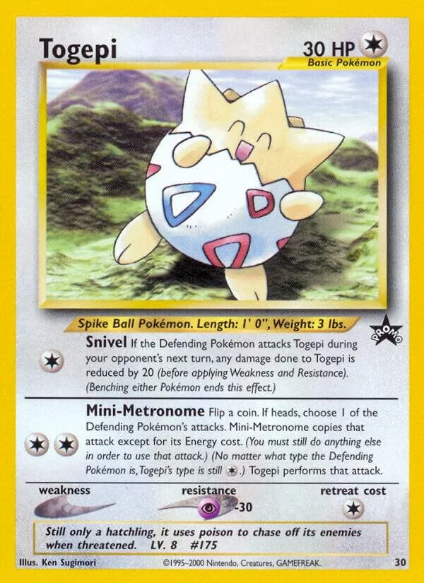 Togepi card front