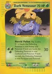 Dark Venusaur card front