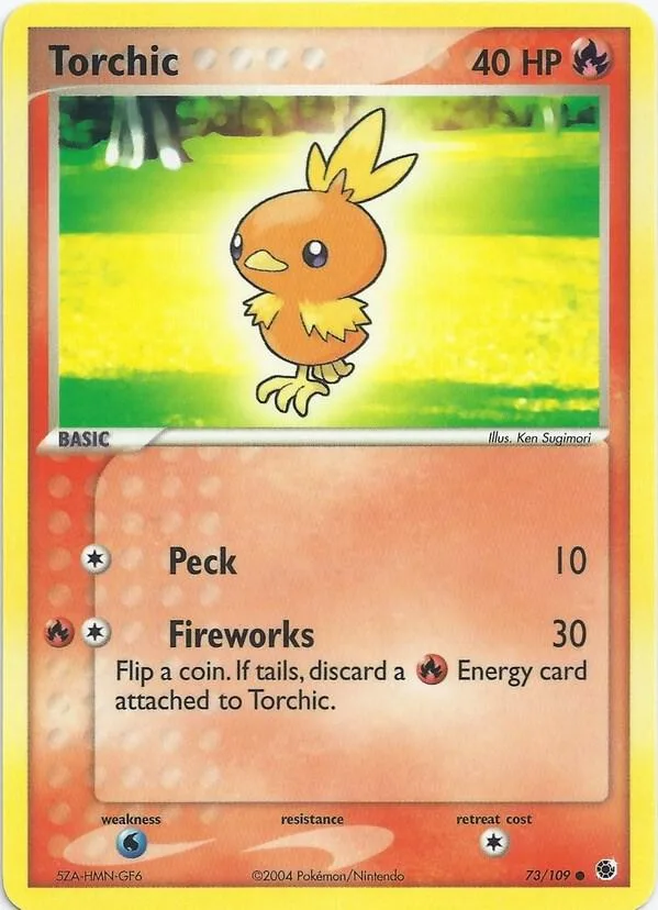 Torchic card front