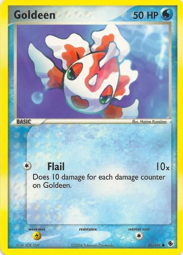 Goldeen card front