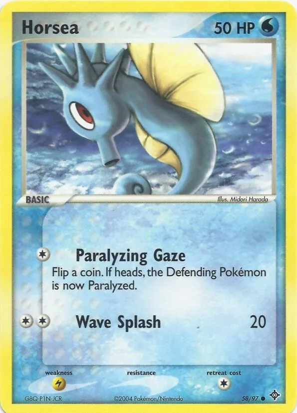 Horsea card front