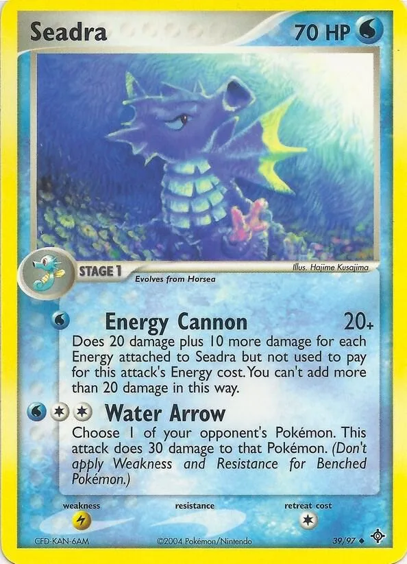 Seadra card front