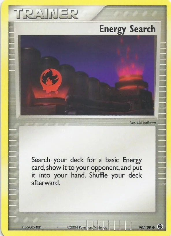Energy Search card front