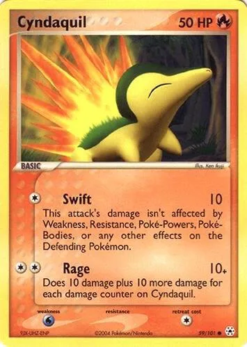 Cyndaquil card front