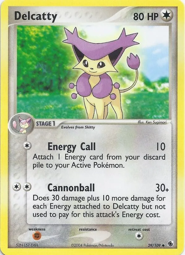 Delcatty card front
