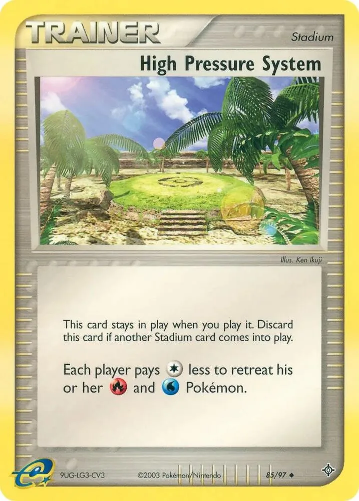 High Pressure System card front