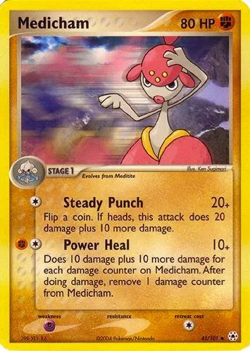 Medicham card front